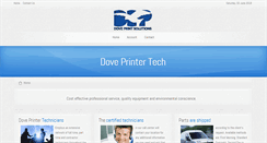 Desktop Screenshot of doveprintertech.com