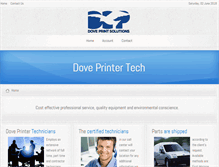 Tablet Screenshot of doveprintertech.com
